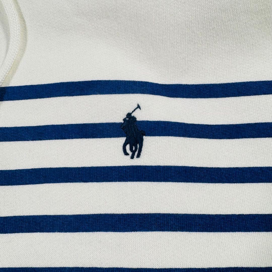 【美品】ポロラルフローレン　マリンボーダーパーカー　現行　レディース　L相当