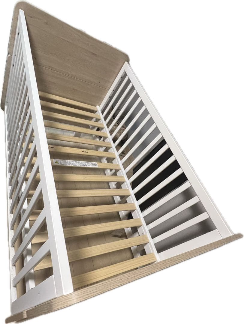 Boori Natty ホワイト木製ベビーベッド