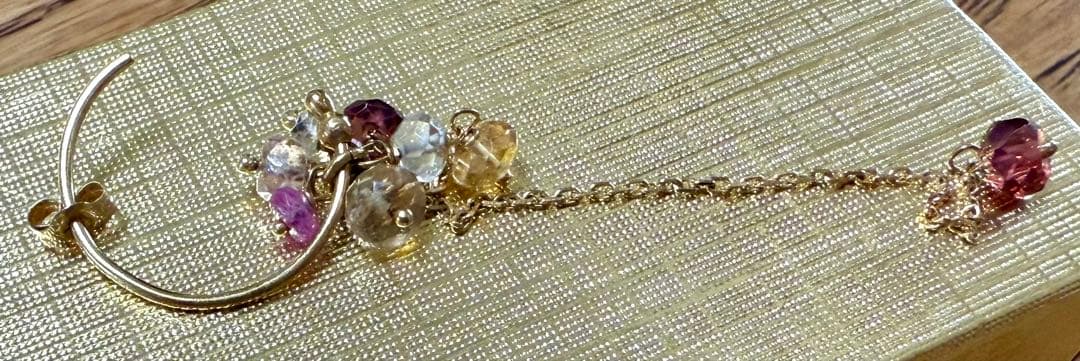 sweet peaシリーズ 片耳用ピアス（H.P.France）