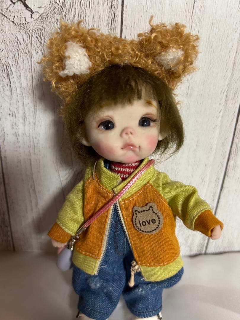 樹脂粘土ドール　創作ドール　手作り人形　樹脂粘土ベビー