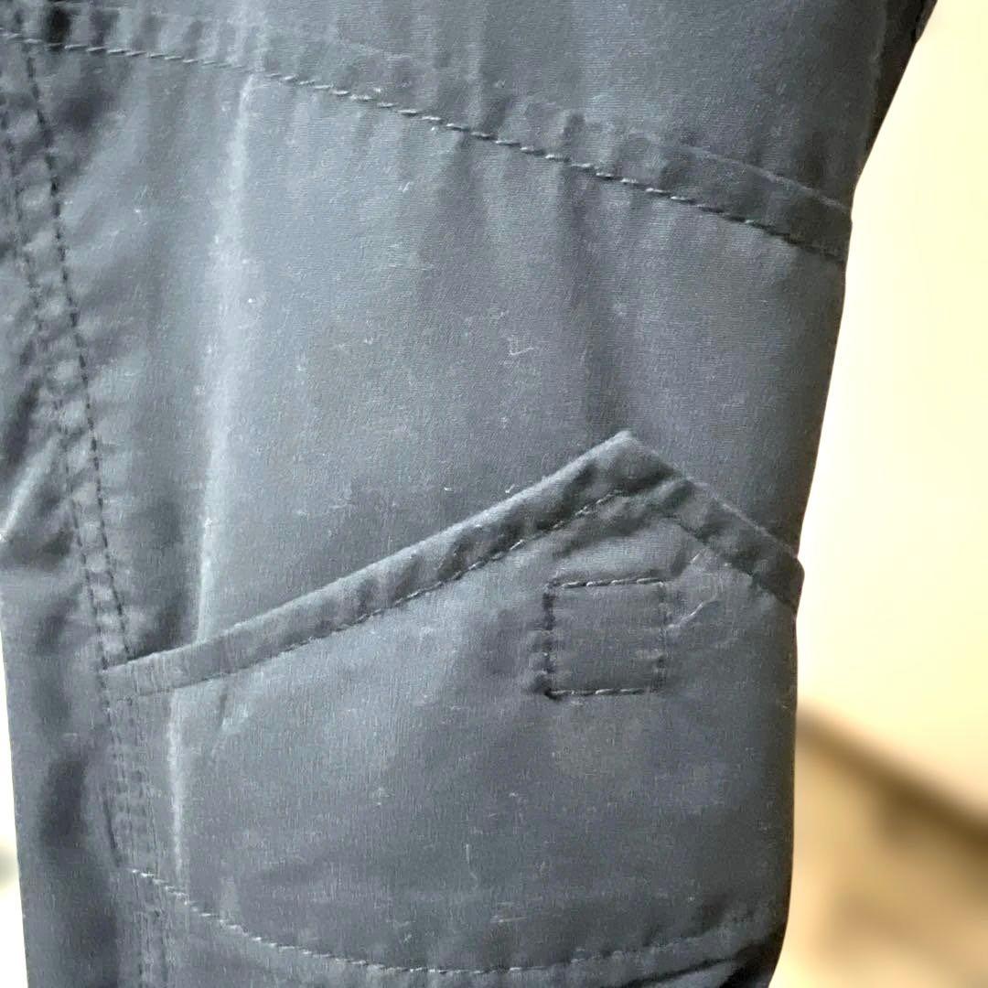 SLY ブラックフード付きモッズコート 24A672