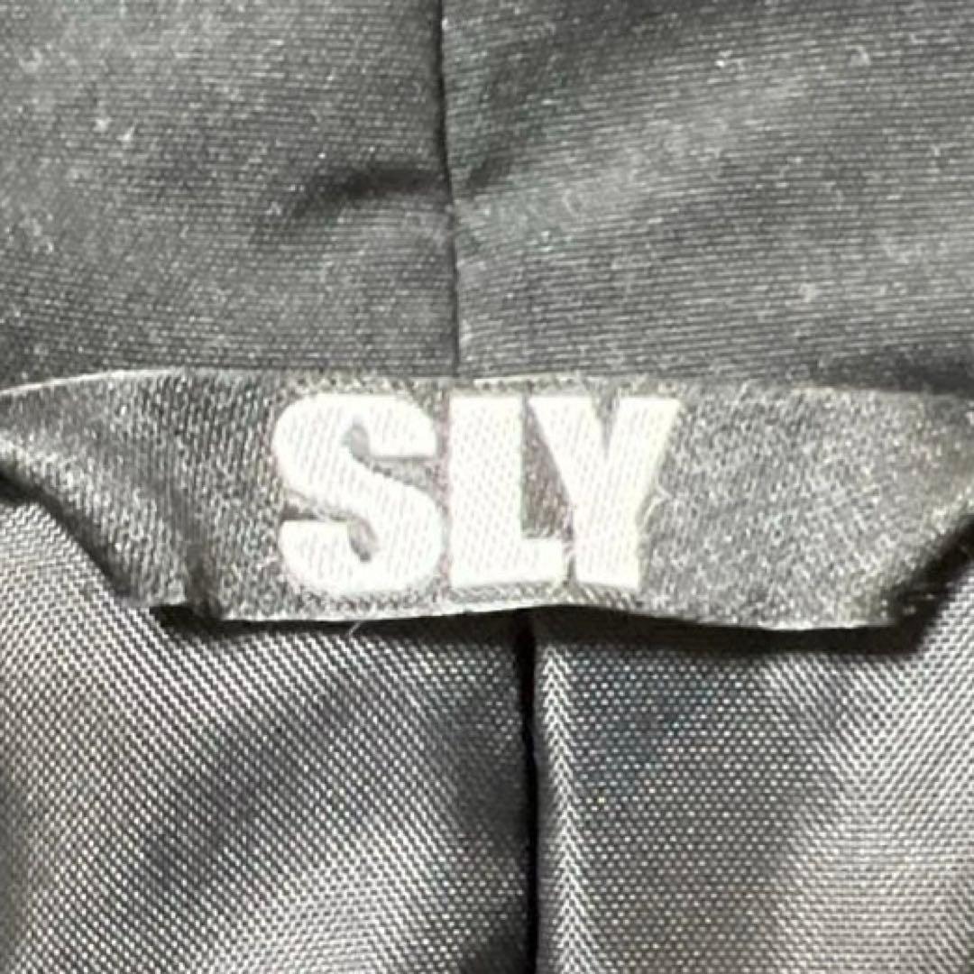 SLY ブラックフード付きモッズコート 24A672