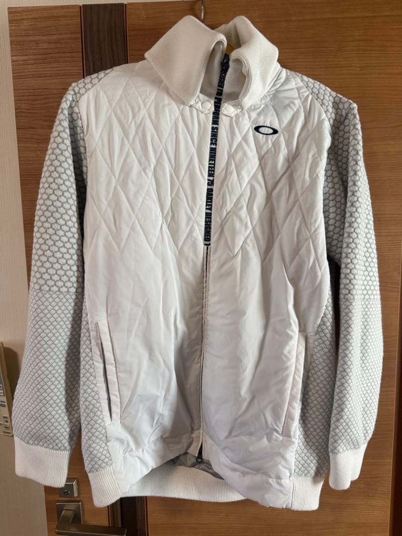 Oakley ホワイト キルティングジャケット