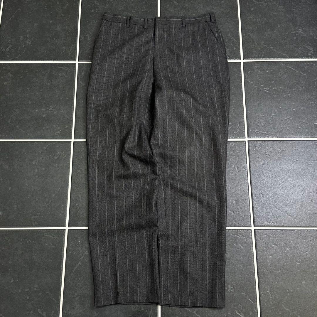 50s vintage 【ストレートスラックス　ストライプ　タロンジップ　高級】