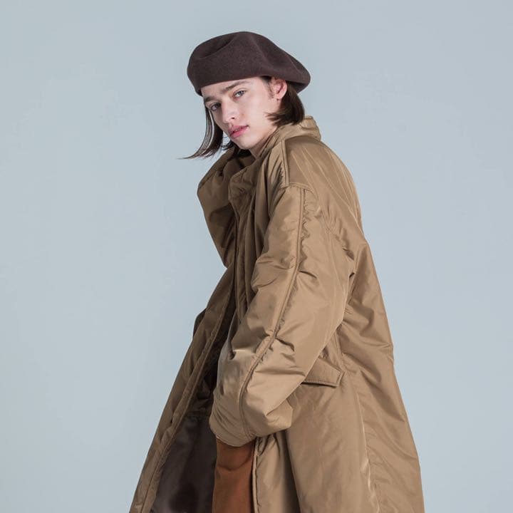 CA4LA / BIG BERET (BROWN) / カシラ コラボベレー