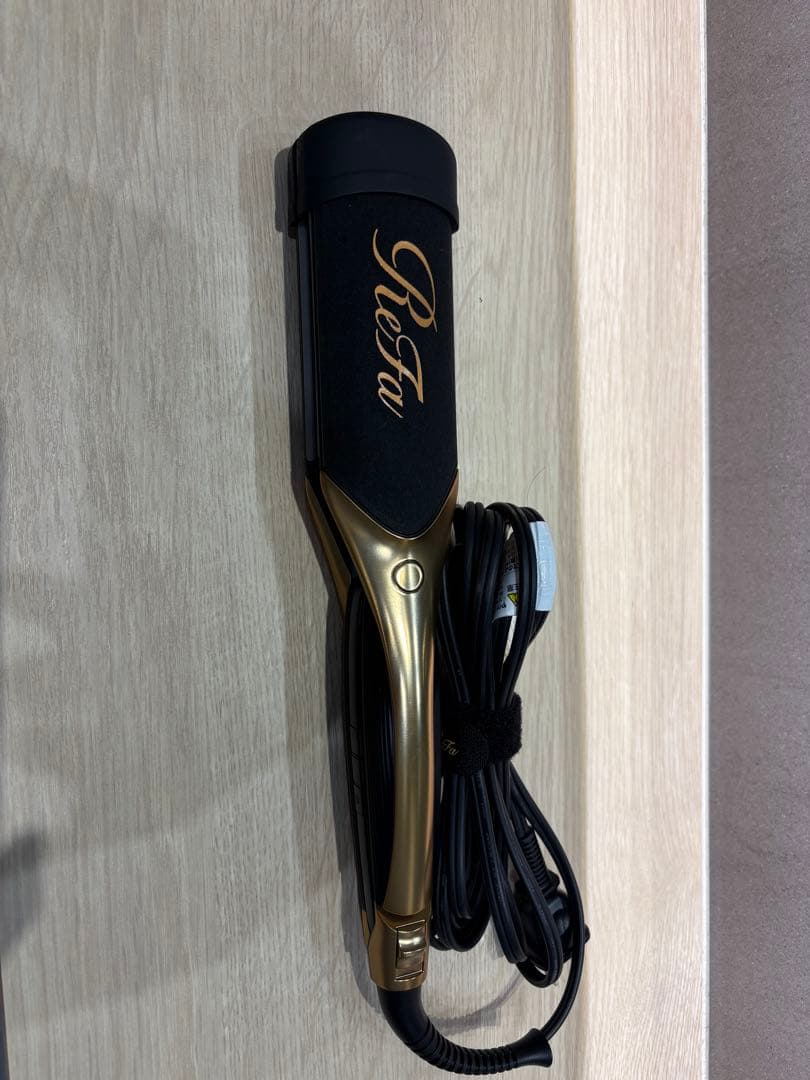 ひろりんReFa ストレートヘアアイロン ブラック/ゴールド