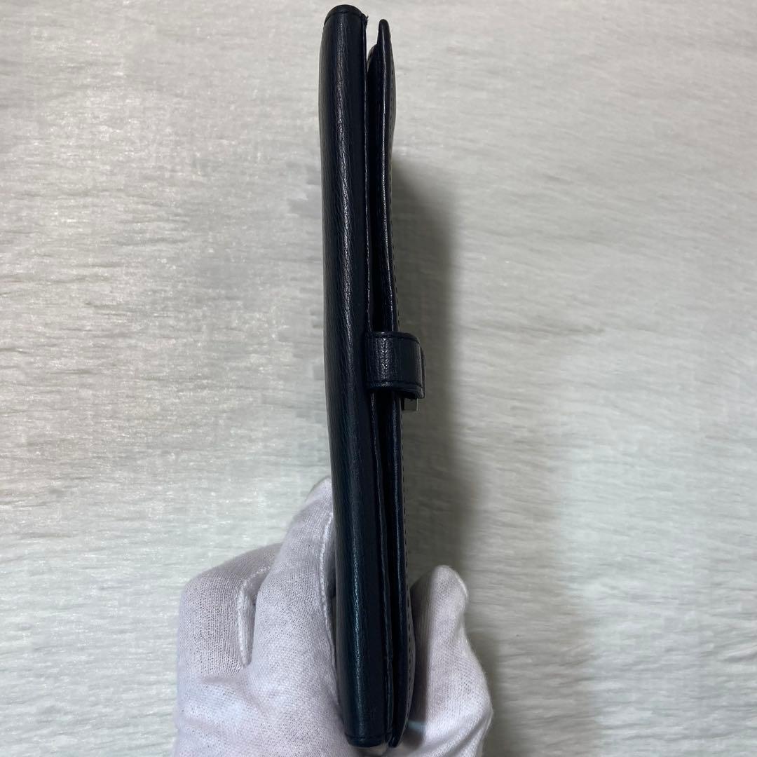 格安　GUCCI グッチ　ジャッキー　長財布　レザー　二つ折り　黒　人気　定番