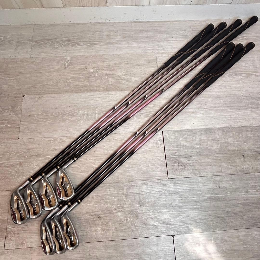 【レディース右】ホンマBERES 超豪華アイアンセット 7本 星2 ARMRQ6