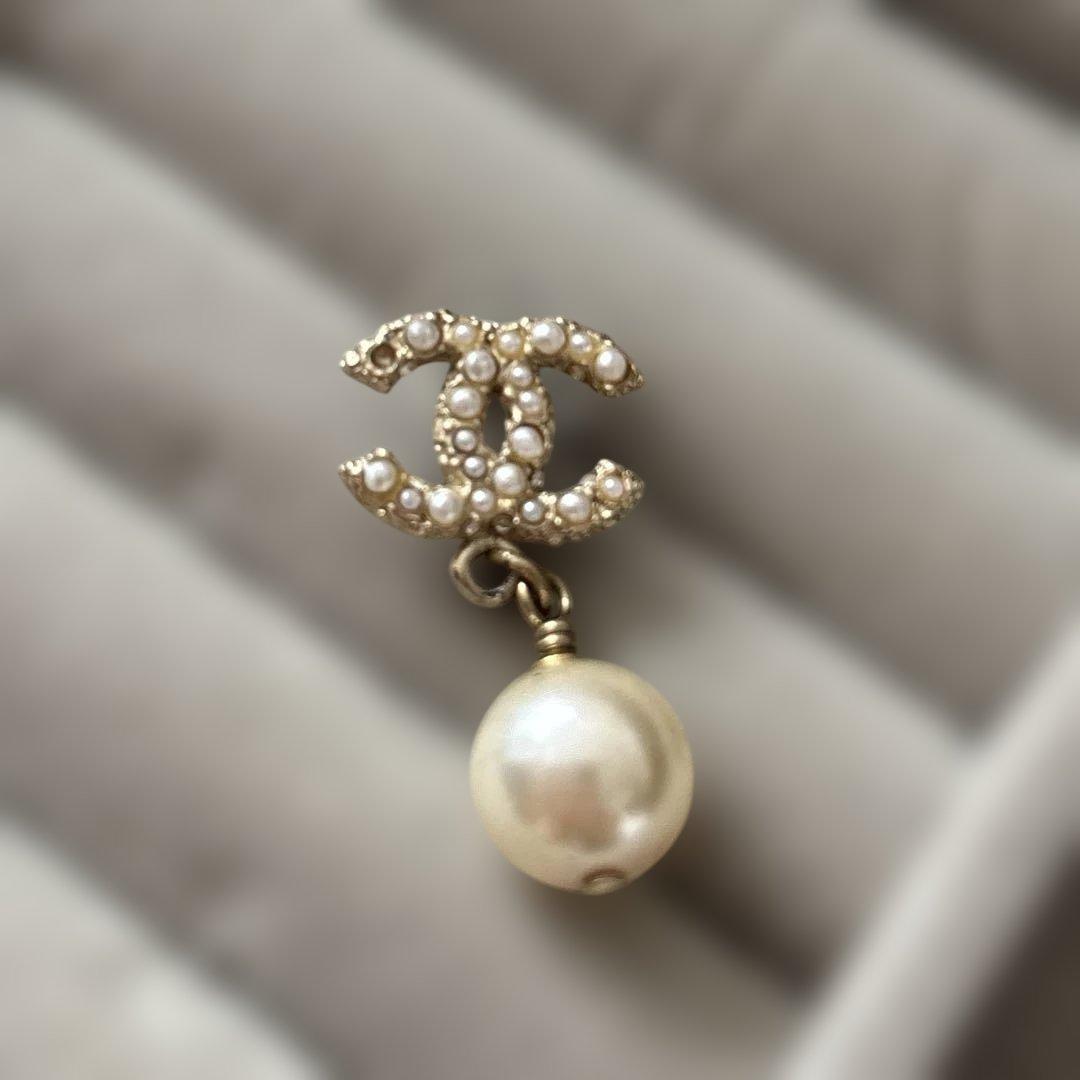 CHANEL パールピアス 片耳