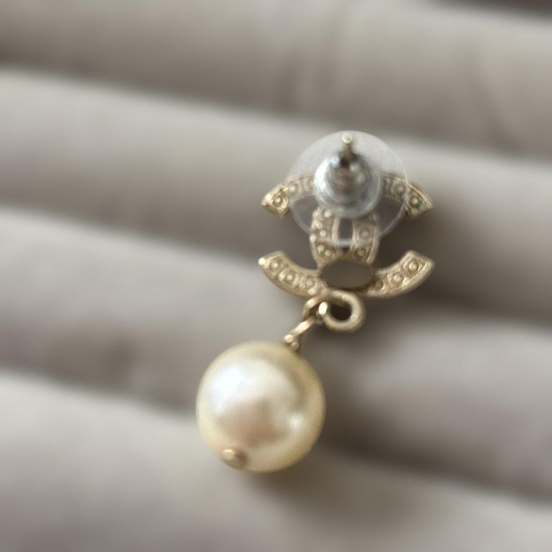 CHANEL パールピアス 片耳