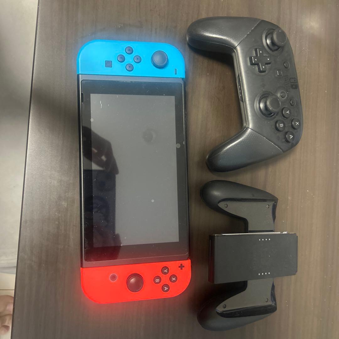 Nintendo Switch赤青Joy-Con 本体ドックプロコントローラー