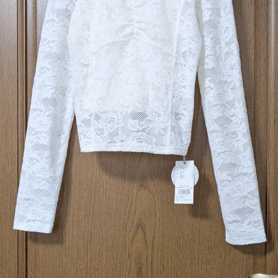 新品 SNIDEL【Chacott】レース柄編みプルオーバー 25SS 今季新作