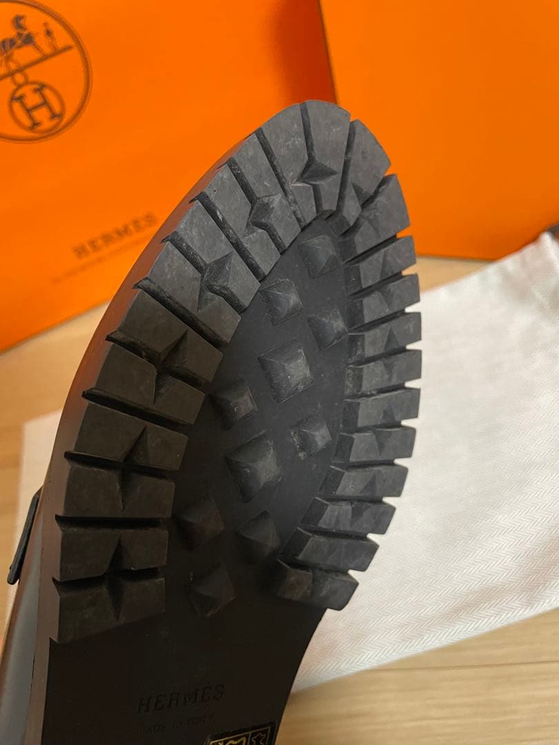 なゆ0225HERMES ローファー　レディース