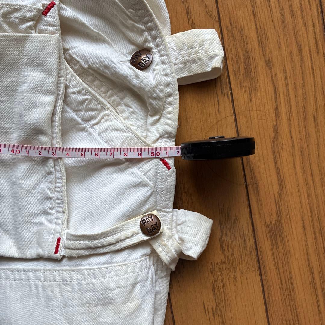 60s PAY DAYオーバーオールダブルニー　エプロン