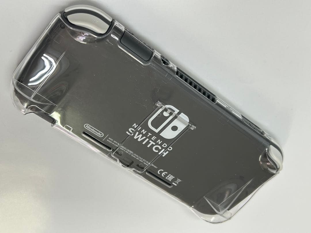 Nintendo Switch Lite グレー　クリアケース付