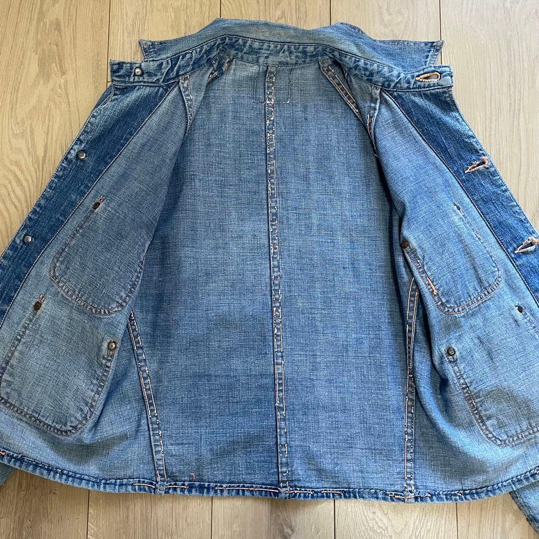 グ*ン様 40s Tuf-nut ショート丈カバーオール 襟付きエンジニアジャケ