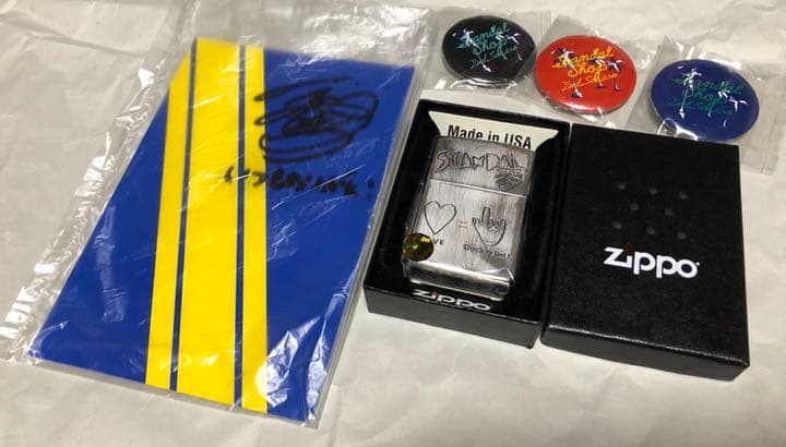 SCANDAL TOMOMI ジッポ&サイン入りポストカード