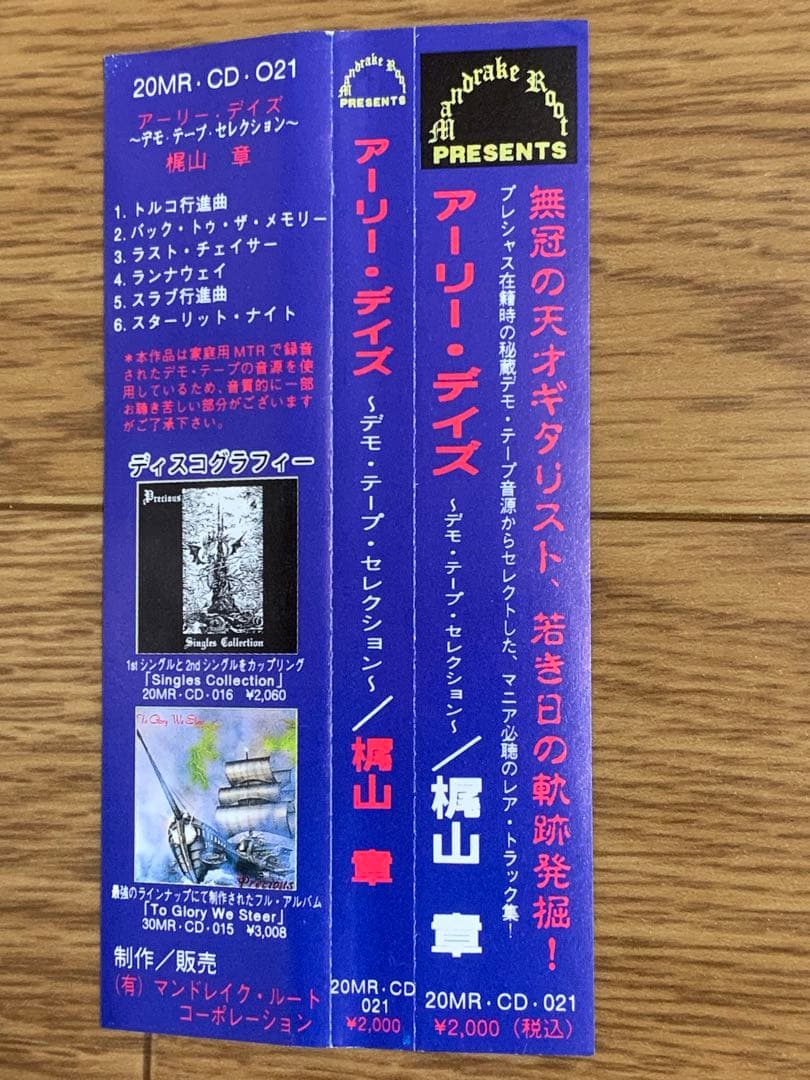 プレシャス　梶山章　Precious ジャパメタ　ヘヴィメタル　ヴィジュアル系