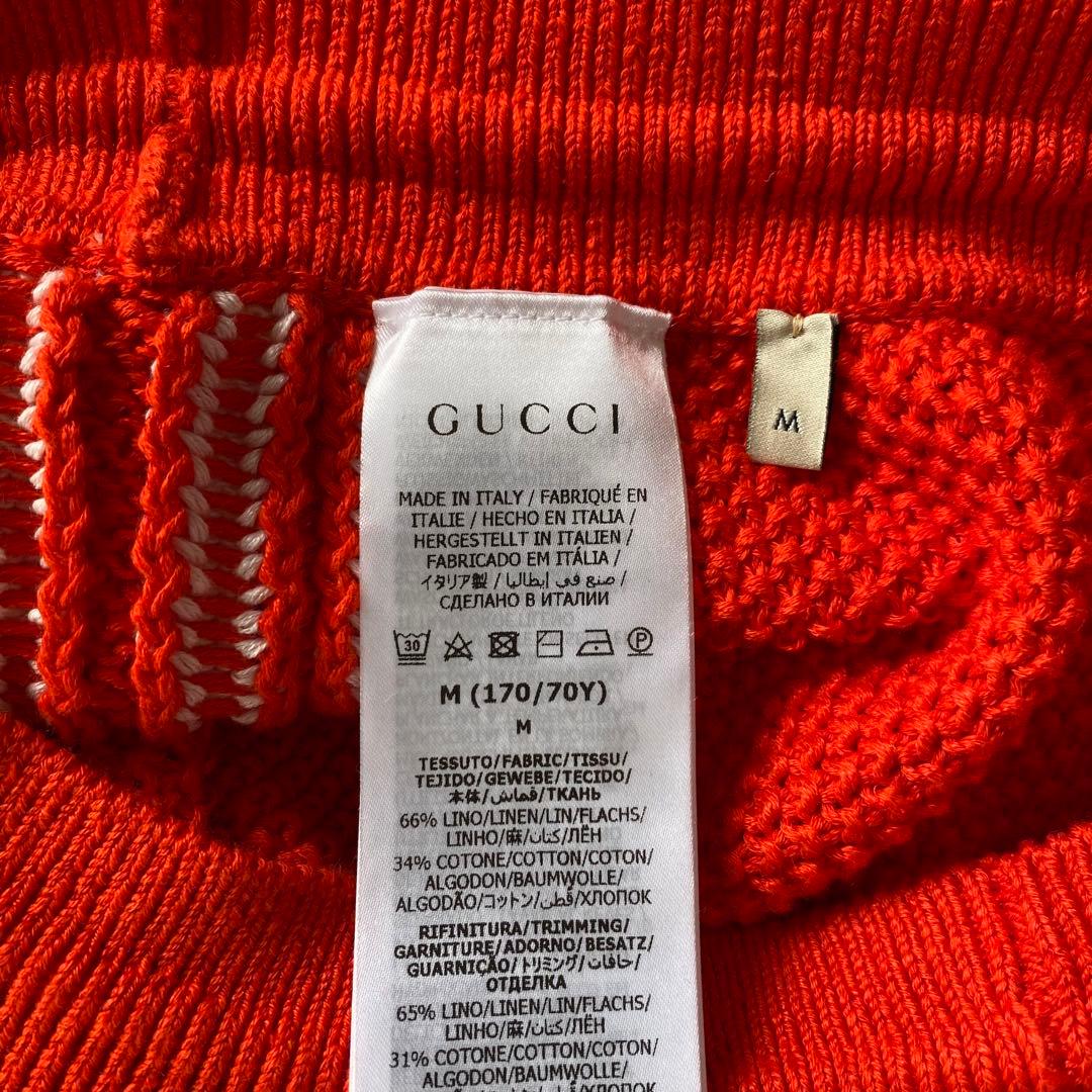 GUCCI adidas グッチ アディダス ショート パンツ ニット赤　レッド