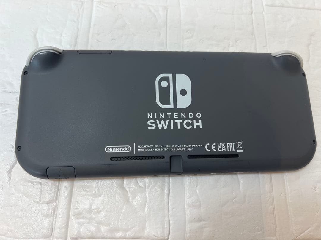 1.Nintendo Switchライト 本体 動作確認済み　グレー