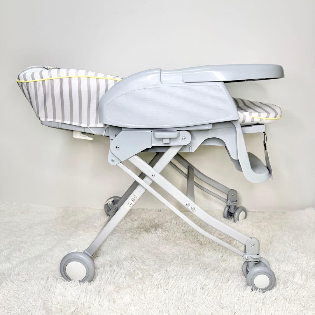 美品 Aprica ユラリズム ハイローチェア エレファントラブ 手動