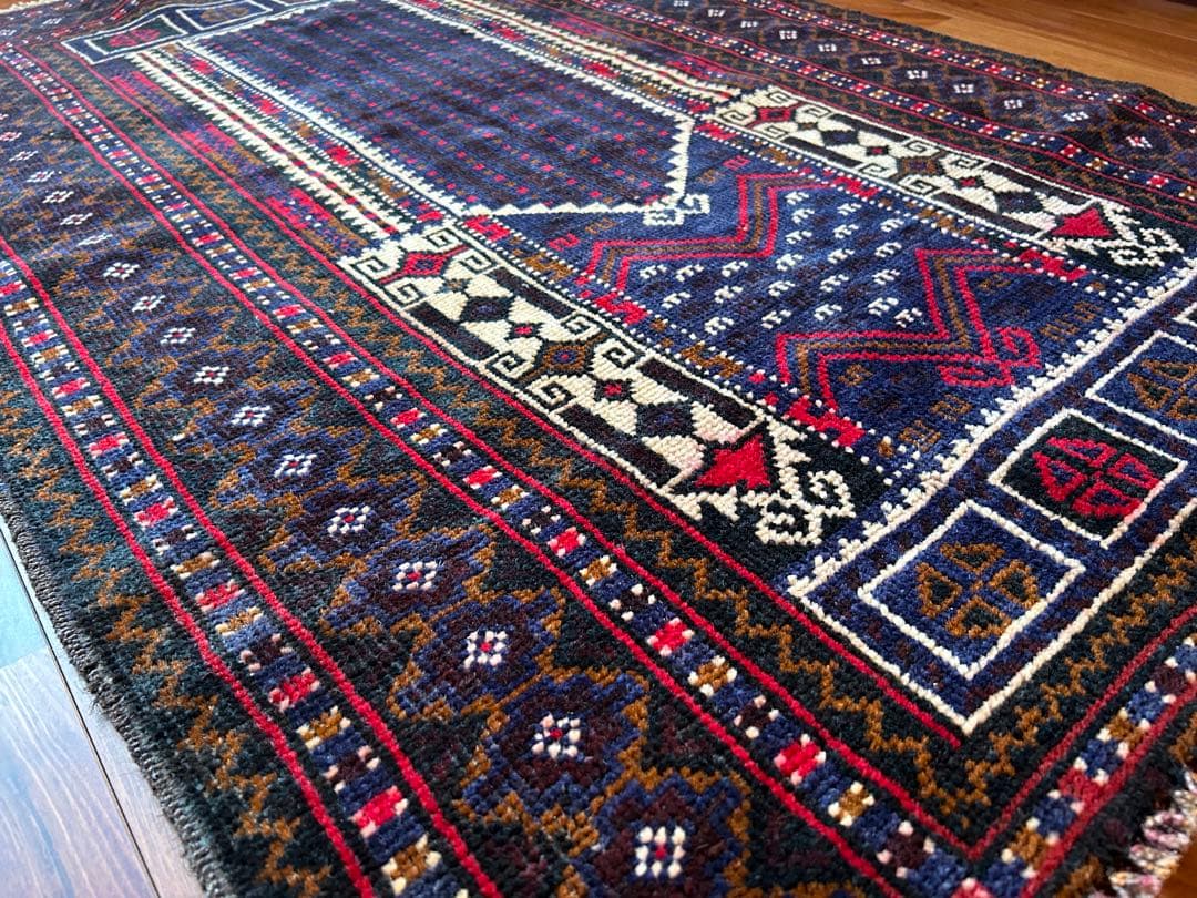 ヴィンデージ　ラグ　129×87cm