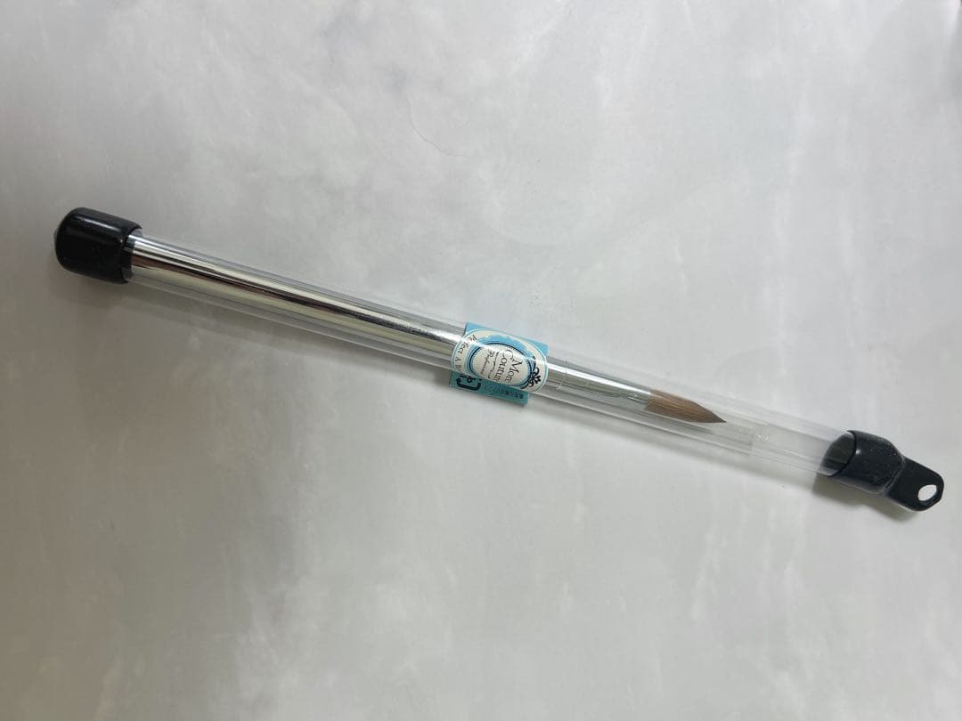 モアクチュールスカルプチュア用筆 透明筒入り 約15cm