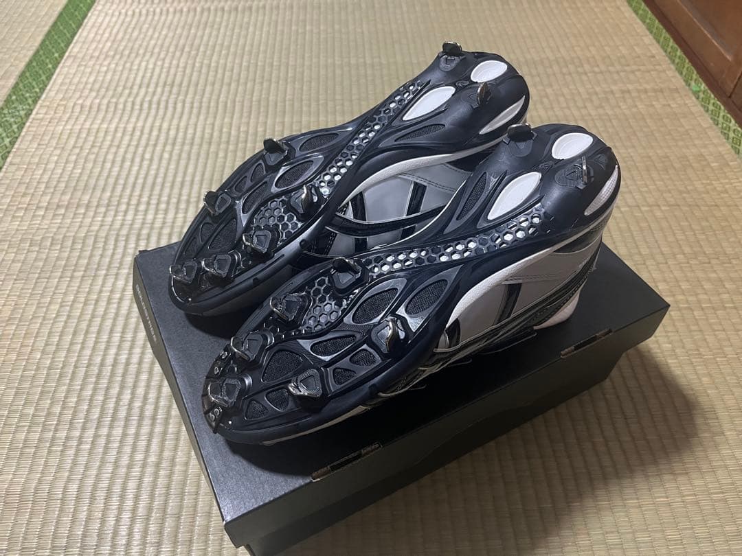 asics アシックス GOLDSTAGE スパイク ブラック/シルバー27cm