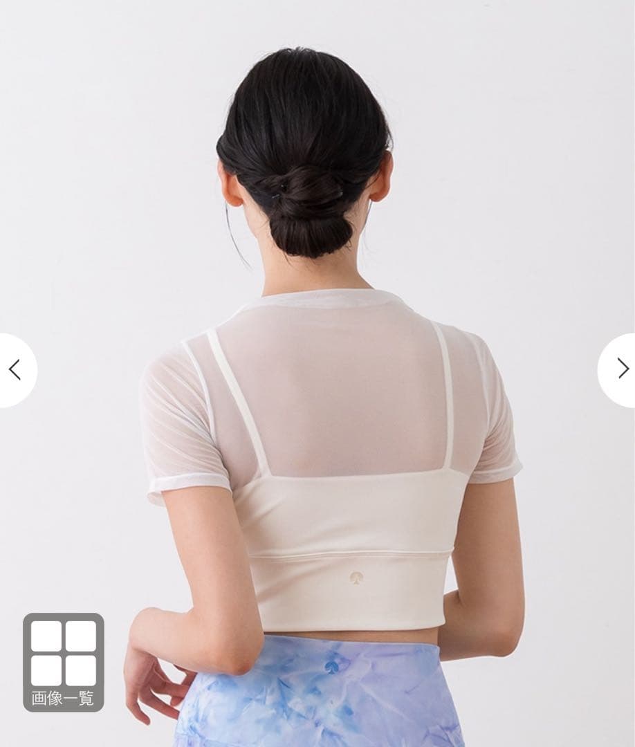 新品・未開封【SUKALA】シアーレイヤードキャミブラトップ M