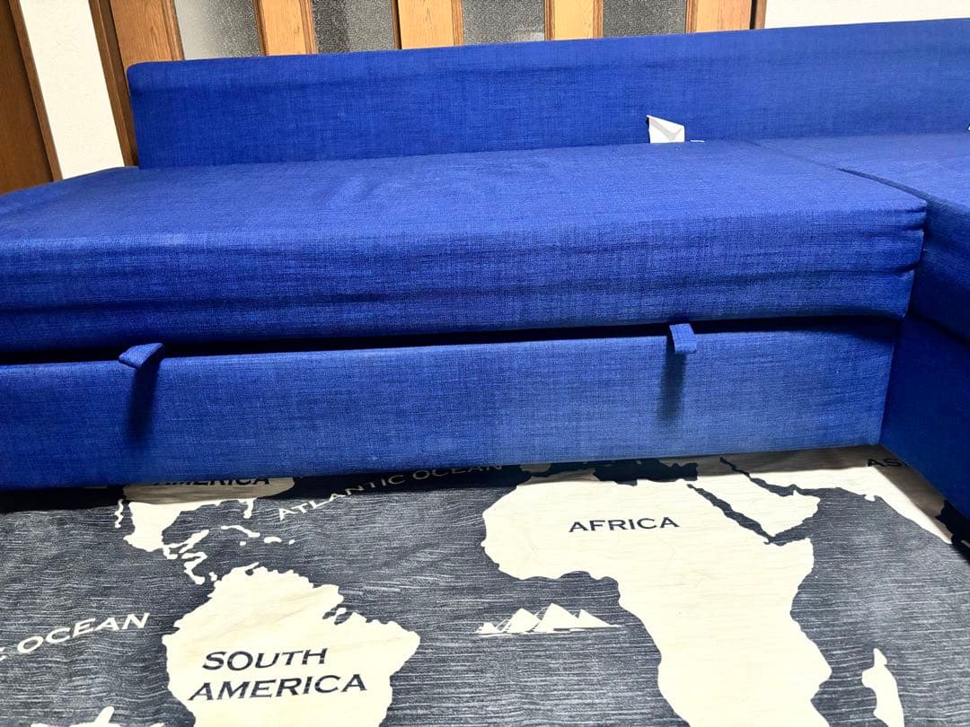 (9月27日まで出品)IKEA フリーヘーテン/ソファベッド/L字ソファ