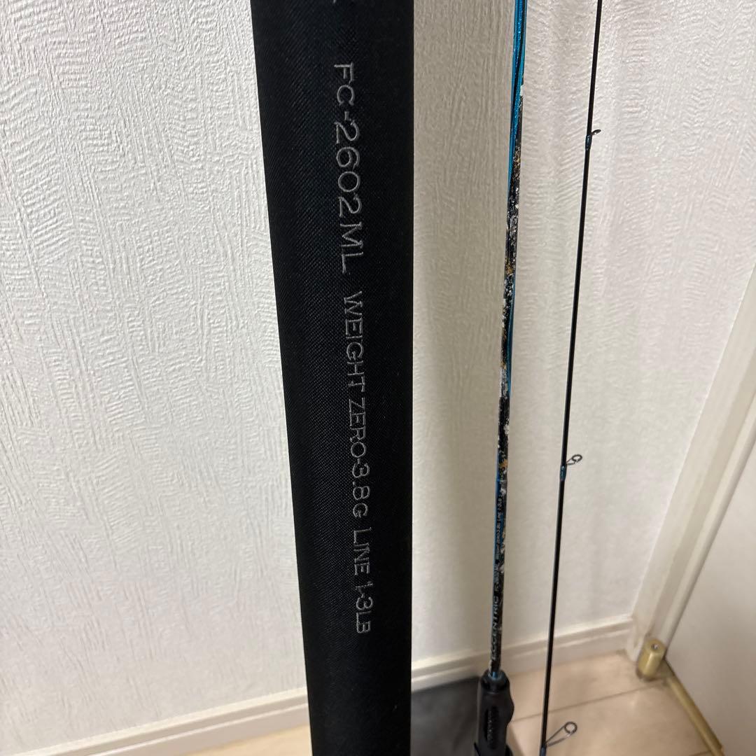 希少ROB LURE ロブルアーエキセントリック　武蔵屋謹製　箔押し加工ロッド