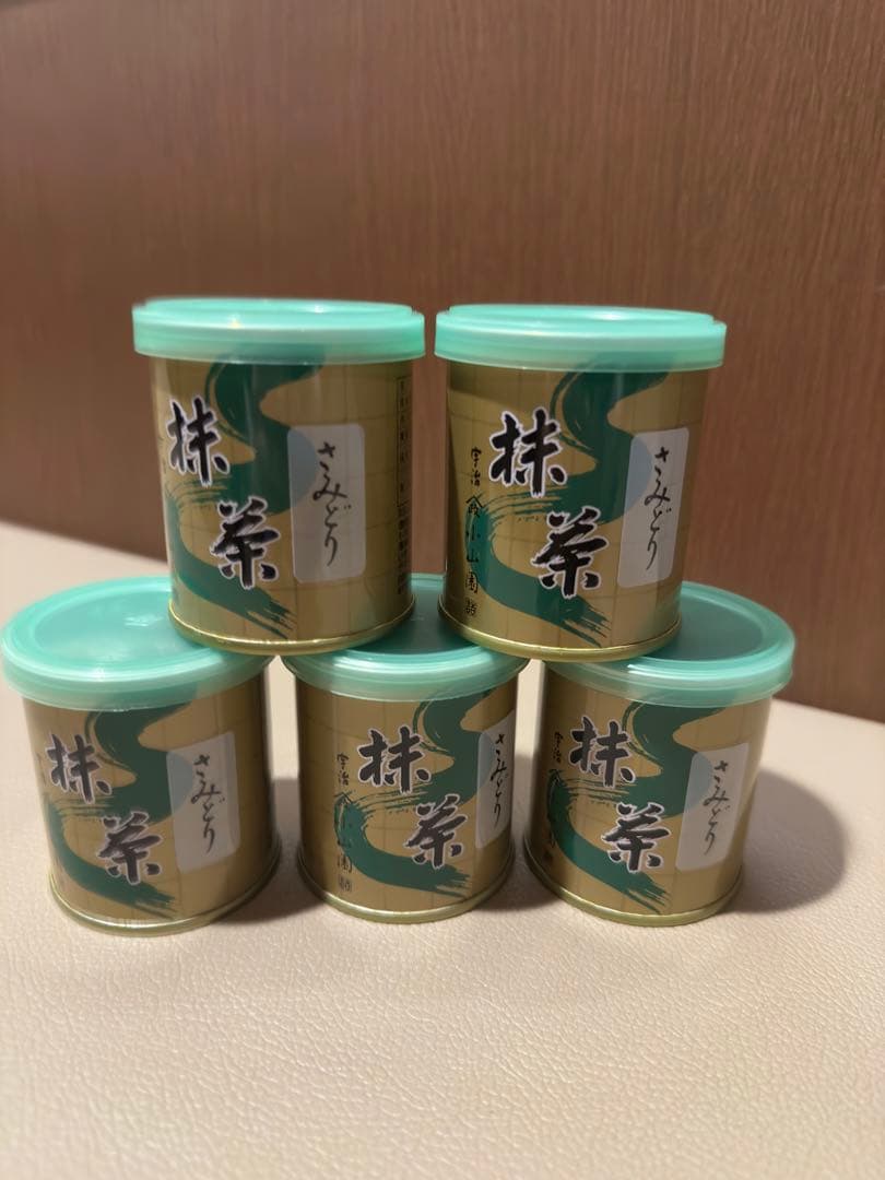 【山政小山園 宇治抹茶】抹茶 粉末　さみどり　30g×5