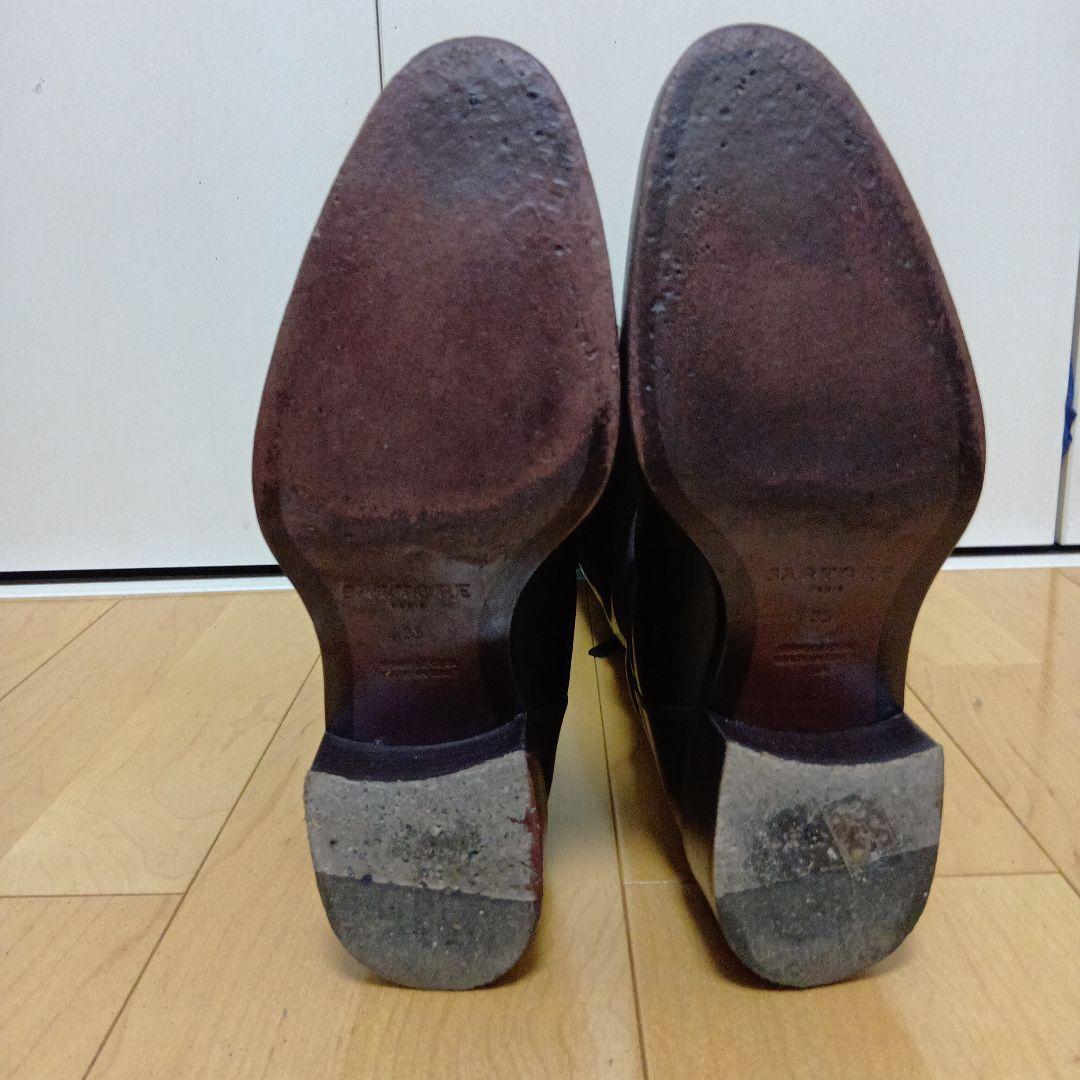 【サルトル】ダークブラウン レザー ロングブーツイタリア製サイズ35