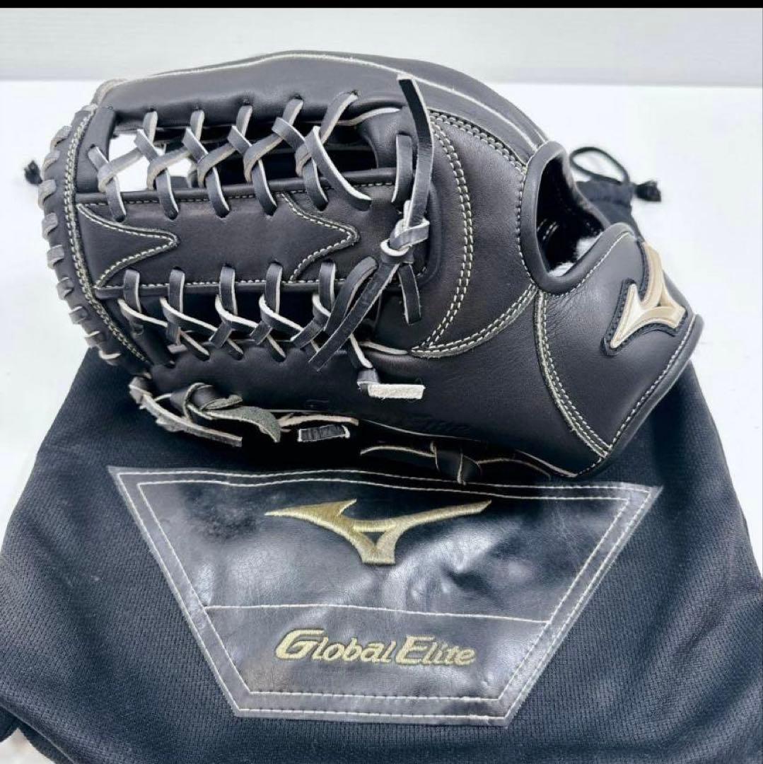 k976 【美品】ミズノ グローバルエリート ソフトボール 左投げ　左利き