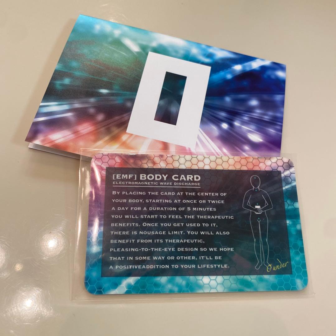 お値下げ不可‼️☆電磁波本舗☆電磁波放電カードGREEN 1枚 電磁波対策