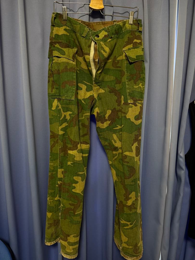 迷彩 カーゴパンツ ハンティング 50s ビンテージ