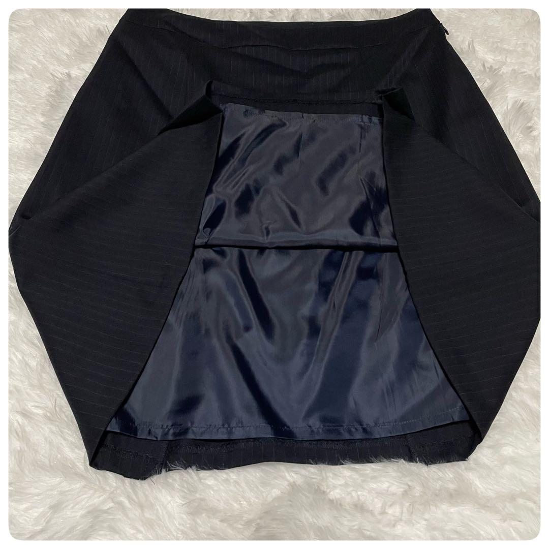 新品タグ付【n♥line 】佐々木希 セットアップ シルク混13〜15ストライプ