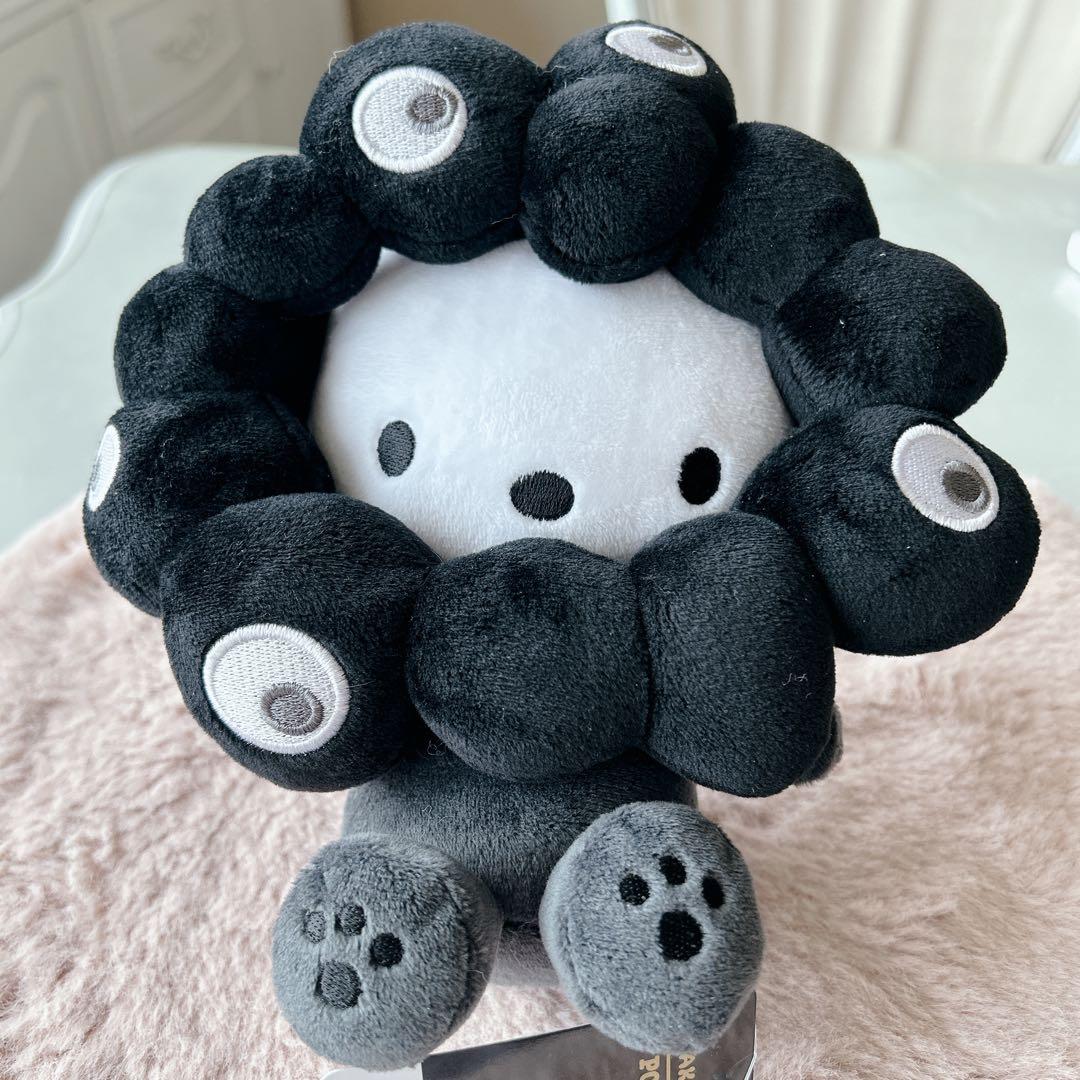 4点：ぬいぐるみM【マイメロ、クロミ、ポチャッコ】・カラビナぬいぐるみ【シナモ】