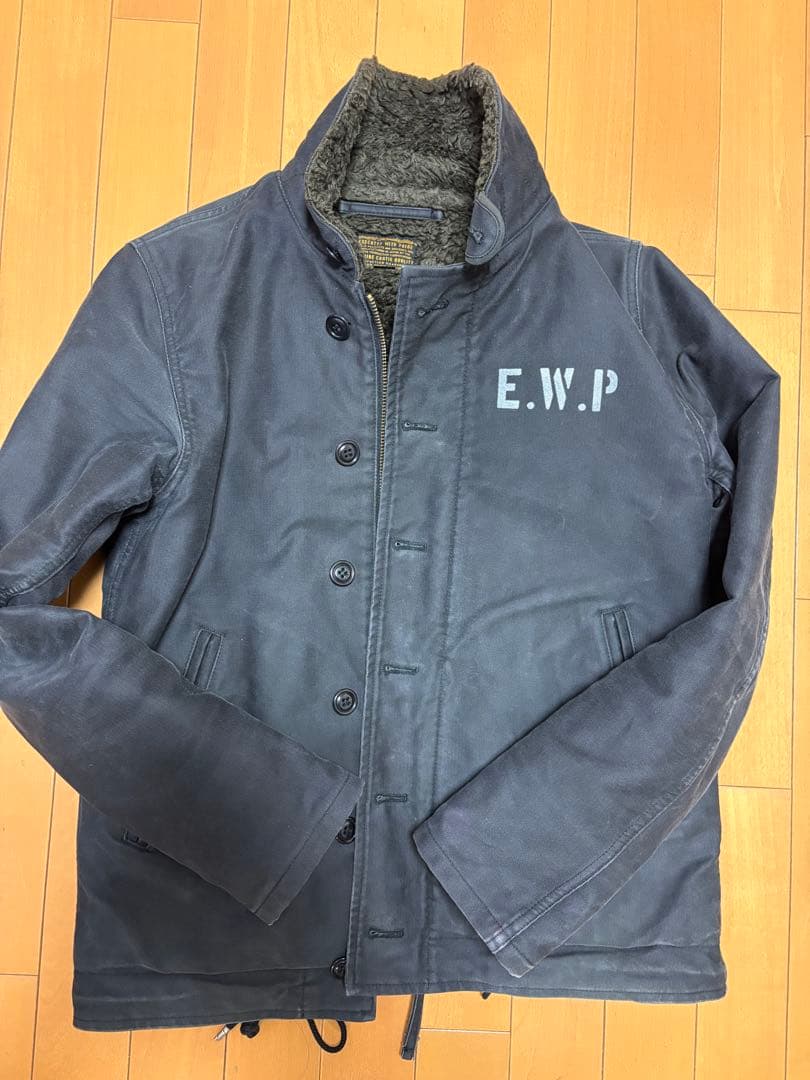 COOTEE N-1 Lサイズ E.W.P. ミリタリージャケット ネイビー