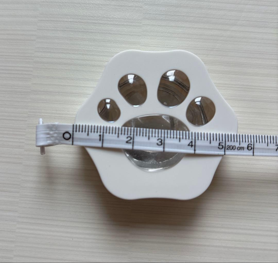 PAMINGONO 3個 アイシャドウ収納トレー ホワイト 肉球