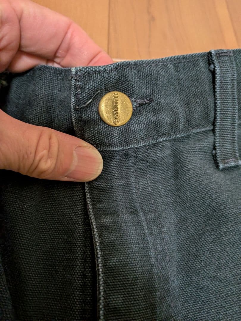 Carhartt B01BUK ワークパンツ 30X32 ダークグレー