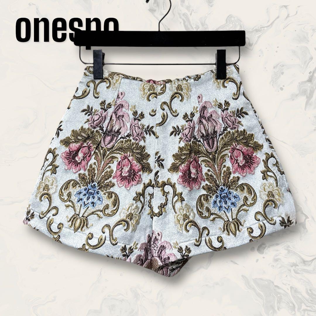 onespo NOBLE KITTEN 刺繍 ブルゾン & パンツ セットアップ