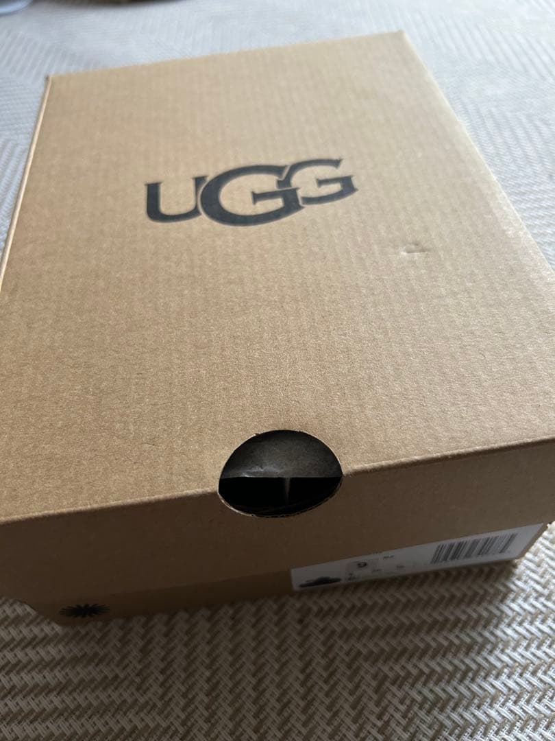 【新品　未使用】UGG ブラックファーサンダル