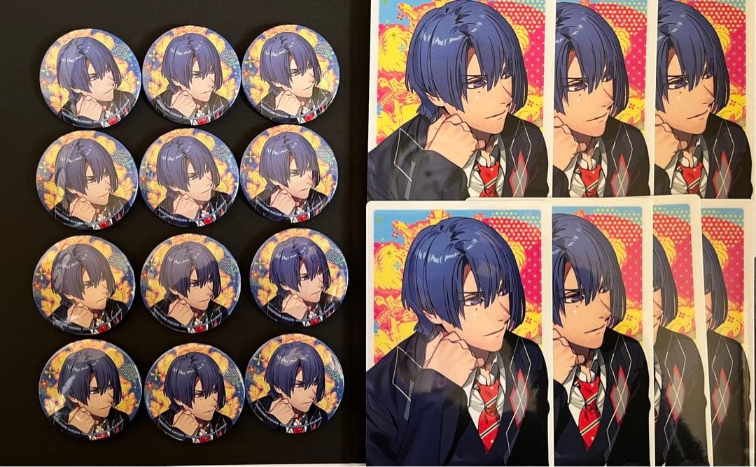 【うたプリ】リピラブ ビジュアルカード　缶バッジ　聖川真斗 セット