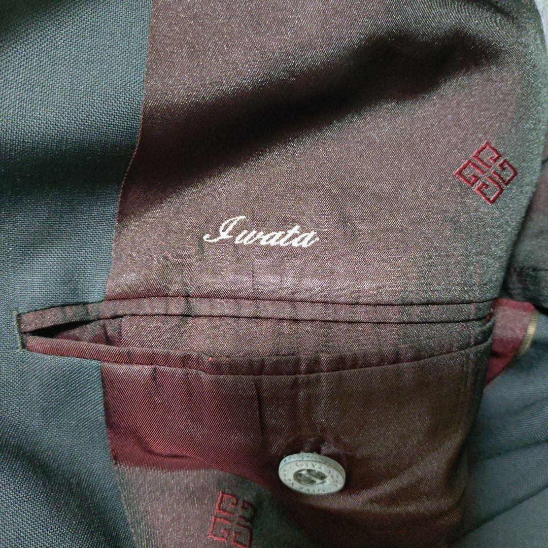 90s y2k GIVENCHY ダブル スーツ セットアップ 背抜き ワイン
