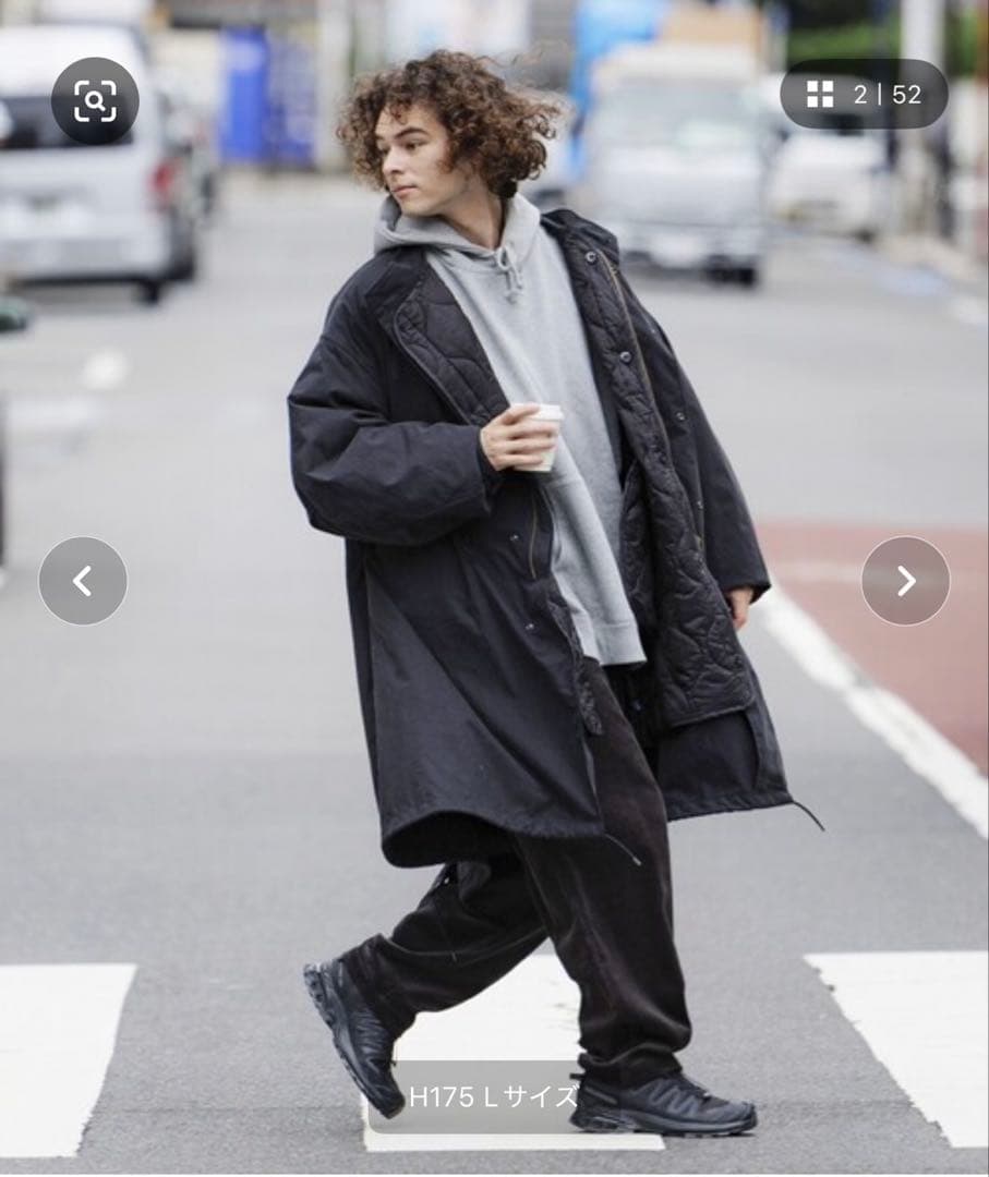 M-65 モッズコート ライナーセット 3WAY ブラック Lサイズ