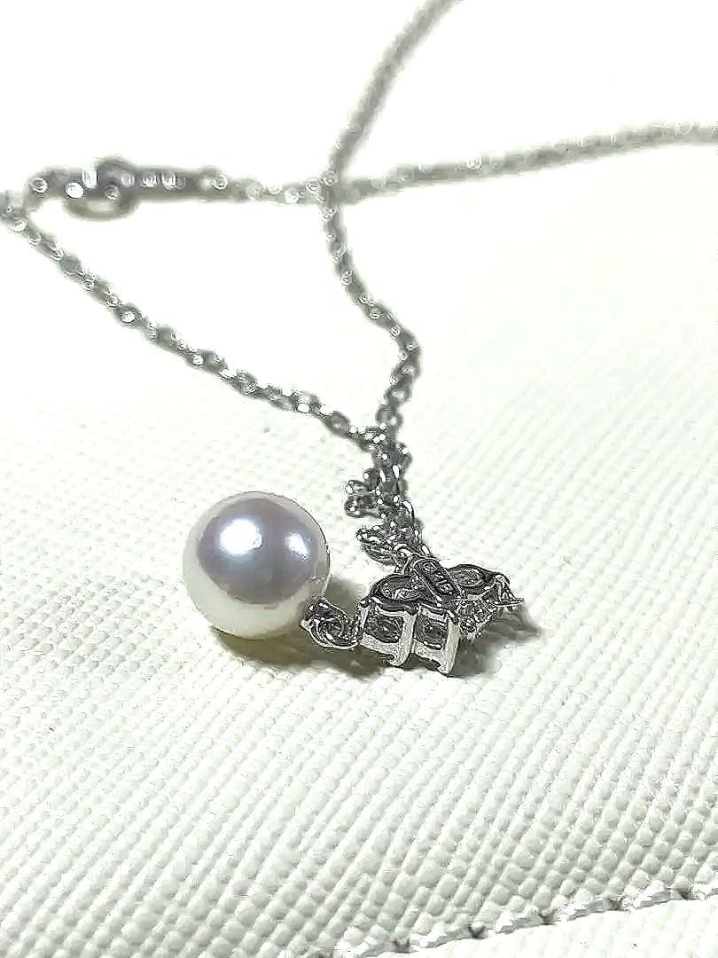 ✨ミキモト アコヤパール ネックレス ダイヤ アコヤパール7.2mm