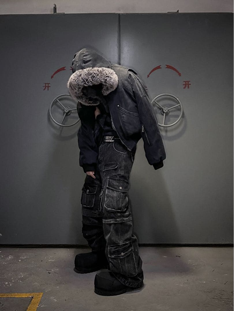 LCE denim bomber jacket s デニムジャケット