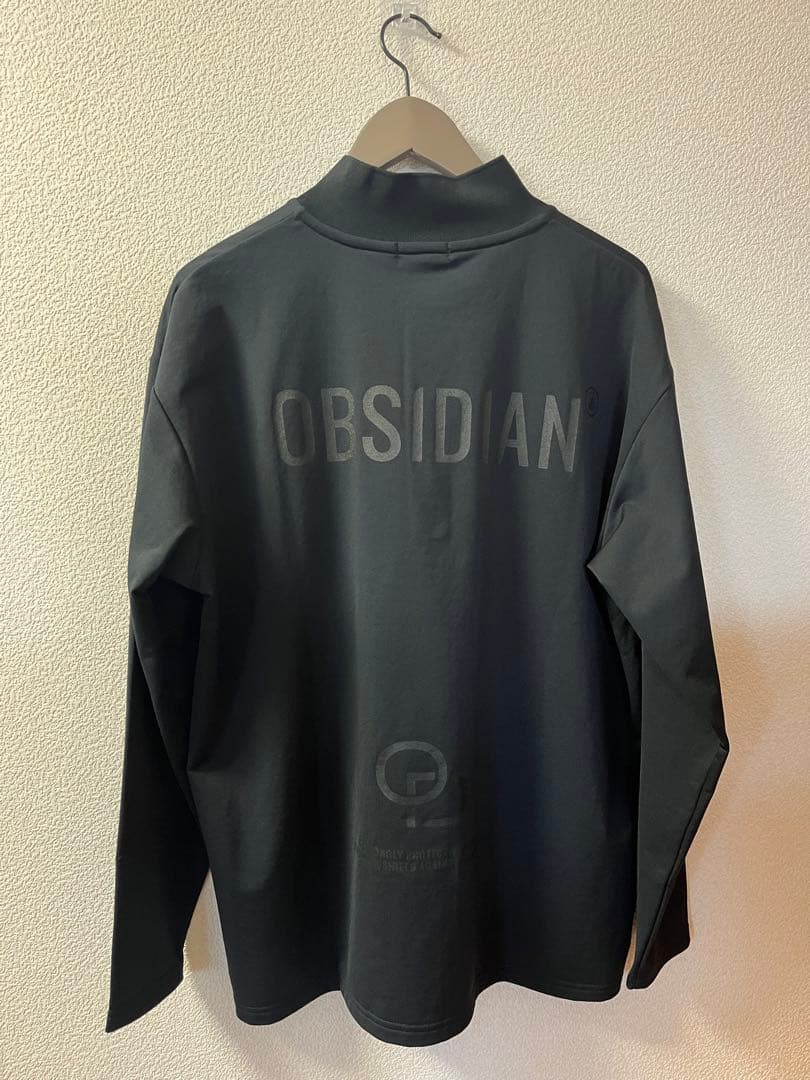 本日まで値下 人気 OBSIDIAN ブラック 長袖カットソー