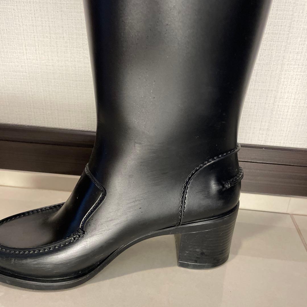 フェラガモ　レインブーツ　ロングレインブーツ